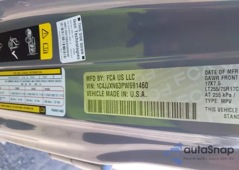 2023 Jeep Wrangler 4Xe 4X4 z USA, uszkodzony, nr VIN 1C4JJXN63PW691460